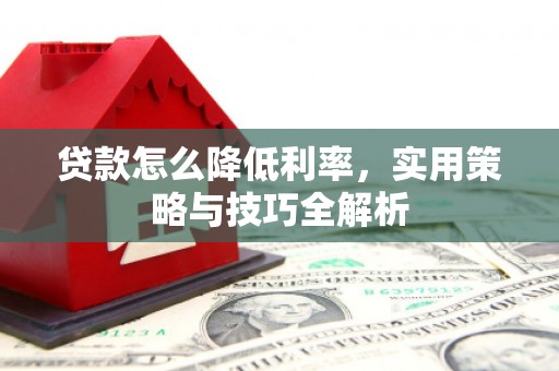 临海贷款怎么降低利率，实用策略与技巧全解析