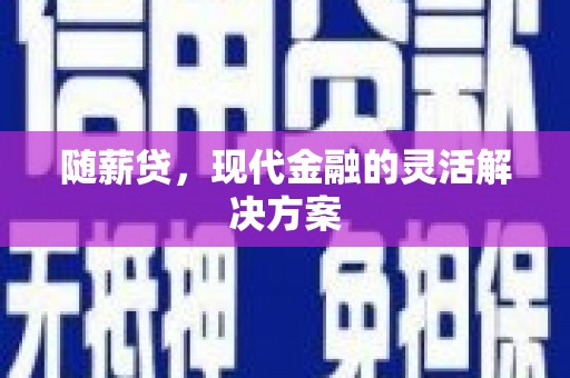 临海随薪贷，现代金融的灵活解决方案