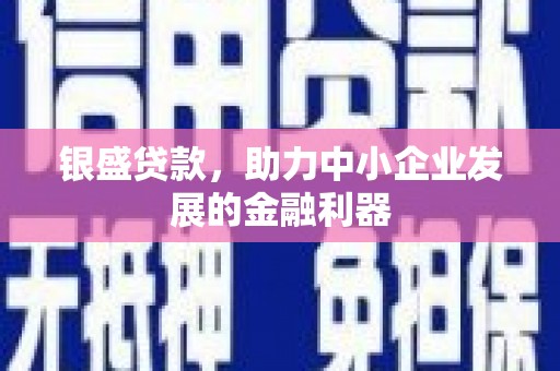 临海银盛贷款，助力中小企业发展的金融利器