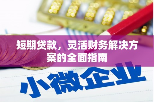 临海短期贷款，灵活财务解决方案的全面指南