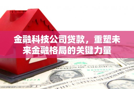 临海金融科技公司贷款，重塑未来金融格局的关键力量