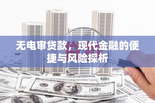 临海无电审贷款，现代金融的便捷与风险探析