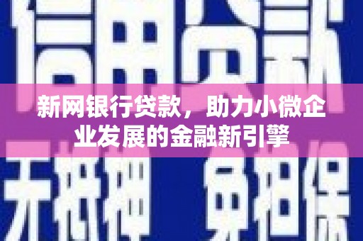 临海新网银行贷款，助力小微企业发展的金融新引擎