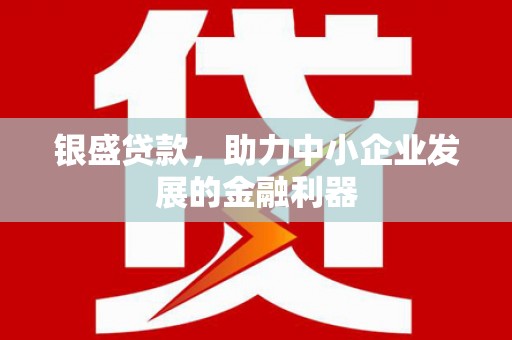 临海银盛贷款，助力中小企业发展的金融利器