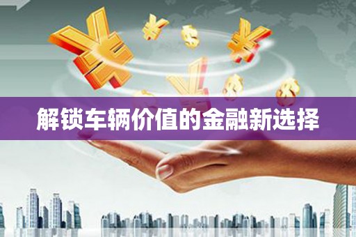 临海解锁车辆价值的金融新选择