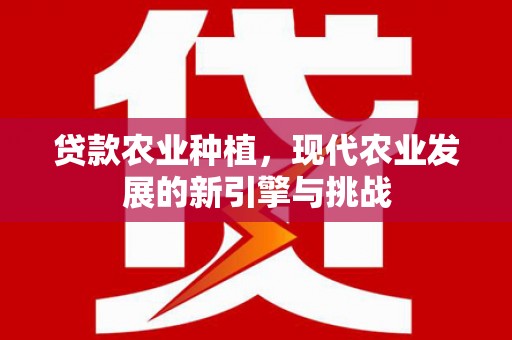 临海贷款农业种植，现代农业发展的新引擎与挑战