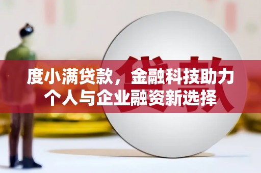 临海度小满贷款，金融科技助力个人与企业融资新选择