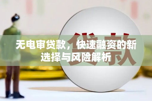 临海无电审贷款，快速融资的新选择与风险解析