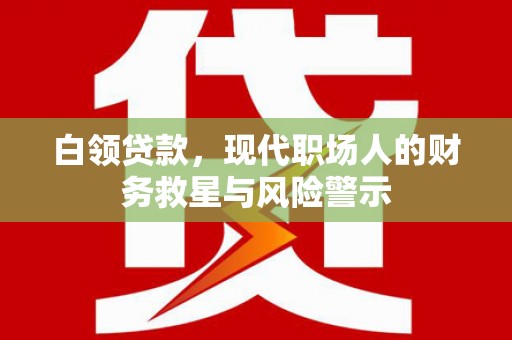 临海白领贷款，现代职场人的财务救星与风险警示