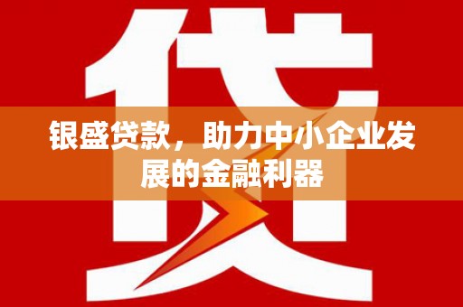临海银盛贷款，助力中小企业发展的金融利器