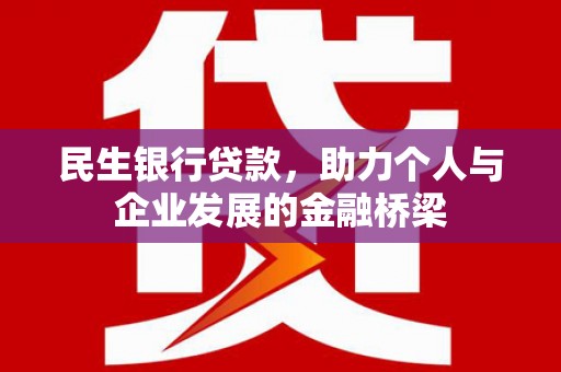 临海民生银行贷款，助力个人与企业发展的金融桥梁