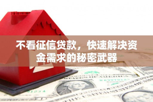 临海不看征信贷款，快速解决资金需求的秘密武器