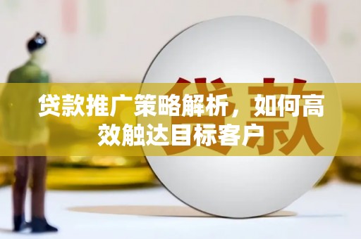 临海贷款推广策略解析，如何高效触达目标客户
