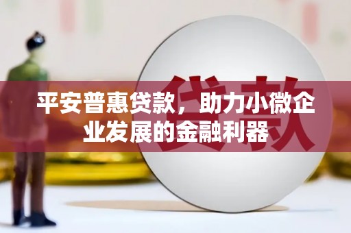 临海平安普惠贷款，助力小微企业发展的金融利器