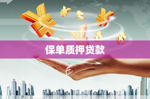 临海保单质押贷款