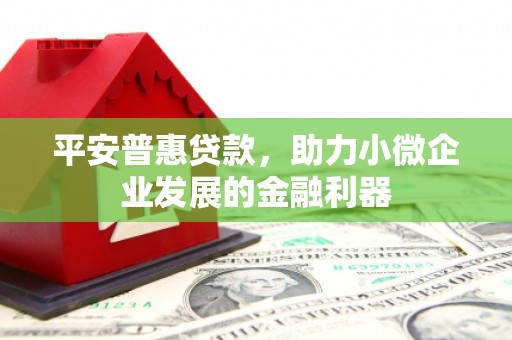 临海平安普惠贷款，助力小微企业发展的金融利器