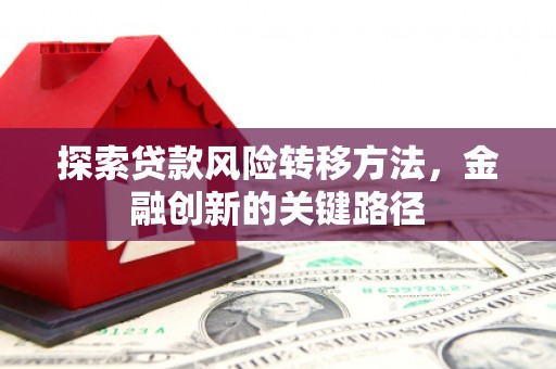 临海探索贷款风险转移方法，金融创新的关键路径
