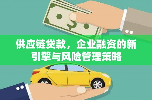 临海供应链贷款，企业融资的新引擎与风险管理策略