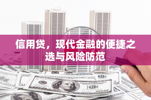 临海信用贷，现代金融的便捷之选与风险防范