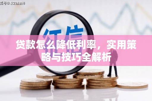 临海贷款怎么降低利率，实用策略与技巧全解析