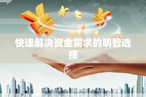 临海快速解决资金需求的明智选择