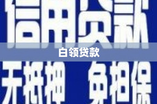 临海白领贷款