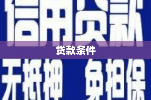 临海贷款条件