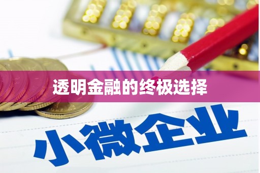 临海透明金融的终极选择