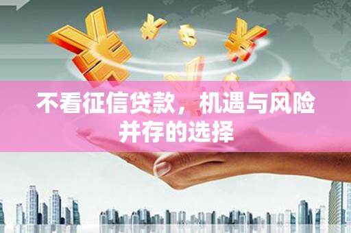 临海不看征信贷款，机遇与风险并存的选择