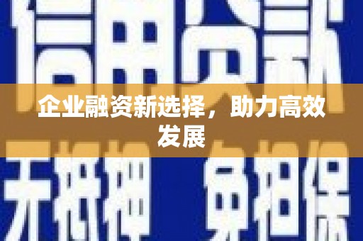 临海企业融资新选择，助力高效发展