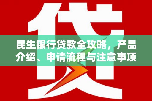临海民生银行贷款全攻略，产品介绍、申请流程与注意事项